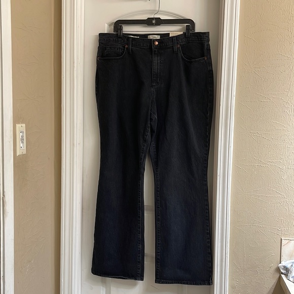 ♻️ New Universal Thread Black High Rise Bootcut Denim Jeans size 16/33 Regular - Picture 1 of 9